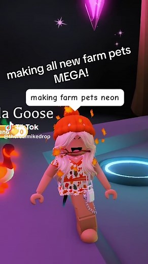 making ALL new adopt me farm pets mega! #adoptme #trending #fyp #foryou #roblox #soposquad #robloxedit