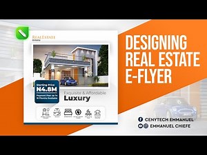 CorelDraw | Designing Real Estate E-Flyer
