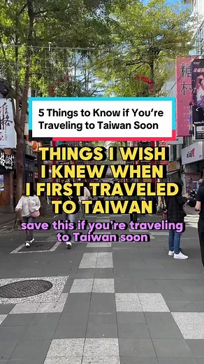 5 Things to Know Before Traveling to Taiwan