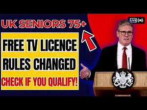 BREAKING: Free TV Licence Rules Change for UK Seniors 75+ – Check If You Qualify!