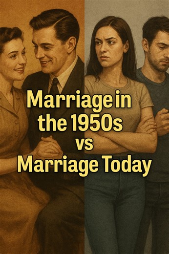 In the 1950s, marriage meant forever — not just for now. 💍 Back then, couples wrote love letters, kept their vows, and worked through the storms. Divorce wasn’t trending — commitment was. They built homes, raised families, and believed that love was a promise, not a convenience. Today, love is faster, louder, and more complicated. People post their relationships before they protect them. We fix our phones more than we fix our marriages. The world changed — and so did what people call “love.” Bu