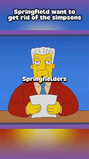 Springfield's Town Meeting on the Simpsons