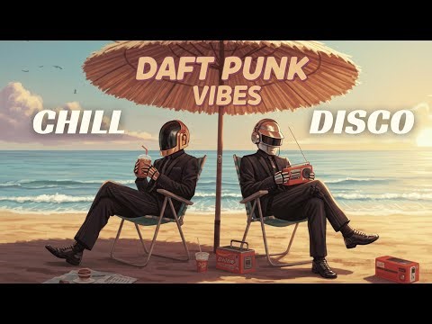 DAFT PUNK VIBES 🏖 | Chill Disco x Retro Beach Lounge Mix