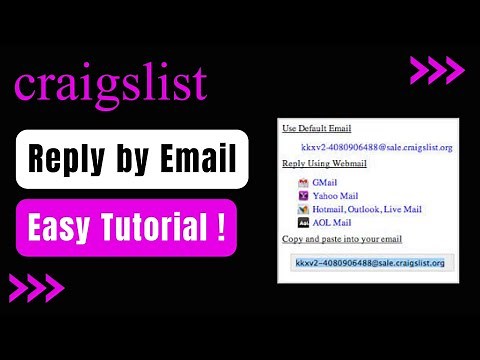 How to Reply by Email on Craigslist !