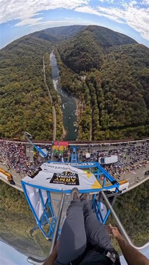 Travel Deals & Experiences | Travel Tribe | Only one place in the USA turns the sky into an adrenaline playground 🪂 Bridge Day in West Virginia, USA—where hundreds jump from massive... | Instagram