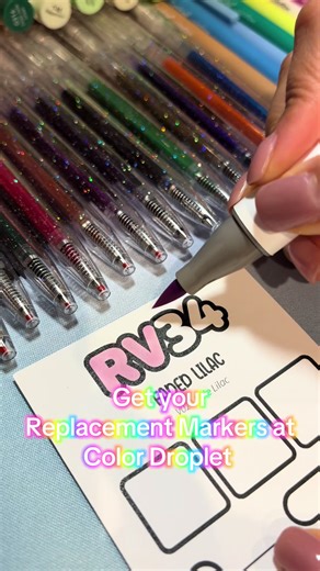 Find individual markers and more coloring accessories at Color Droplet. #coloringtok #coloring #coloringbooks #adultcoloringbook