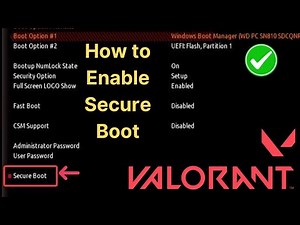 How to Enable Secure Boot on GIGABYTE Motherboard for Valorant (Step-by-Step Guide)