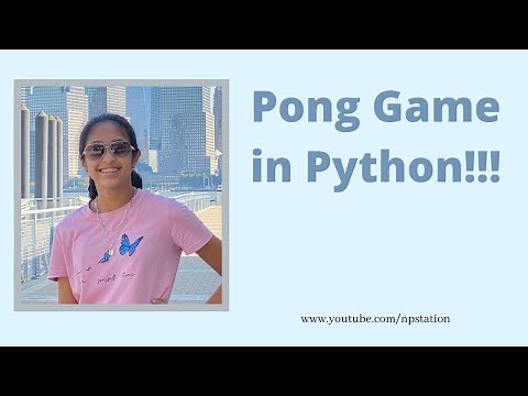 Pong Game in Python | Python Project Ideas