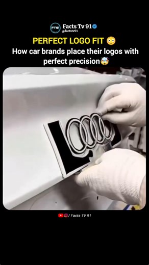 How Car Logos Are Placed With Perfect Precision 🚗✨