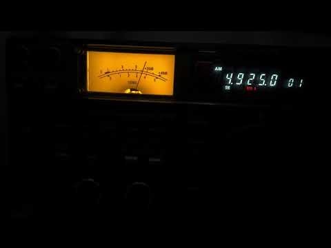Woken up at 02:37 hrs by a voice on 4925 kHz - spooky-sounding E06 'The English Man' numbers station