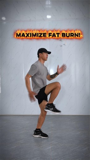 Do High Knees Like THIS for 2X Fat Burn 🔥 #homeworkout #hiitworkout #fitness #shorts