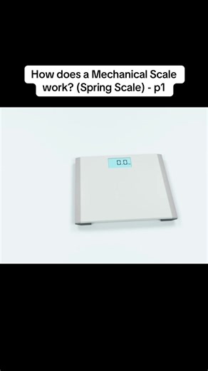 How does a Mechanical Scale work? (Spring Scale) - p1 #fyp #fypシ #usa #usa🇺🇸 #animation #viral #us #viralvideo
