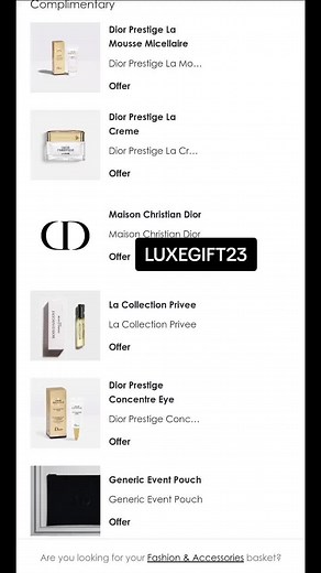 Dior Promo Codes - 30/05/23 Current available codes #diorpromo #diorpromocode #diorpromocodes #diorfreebies #diorbeauty #diorsauvage #diorcodes #diorcode