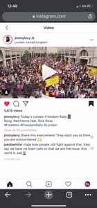 London freedom rally 2021