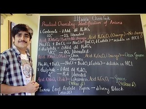 ICSE Chemistry 9th and 10th Std - Practical Chemistry (Part 2)