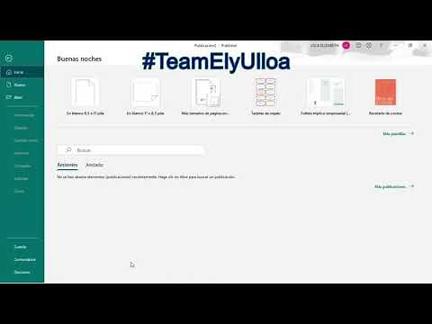 Importar documento de Word a Publisher #TeamElyUlloa