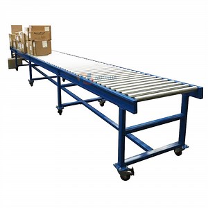 [Hot Item] Gravity Roller Tables Roller Conveyor Carbon Steel Rigid Structure for Manual Material Handling