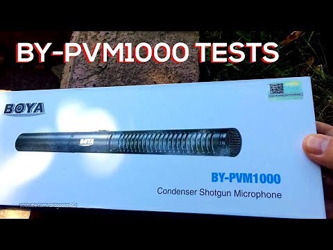 Boya BY-PVM1000 Test and Unboxing