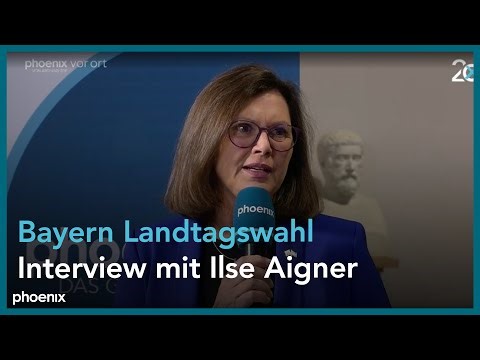 Erste Stimmungsbilder der Wahl in Bayern und Interview mit Ilse Aigner am 08.10.23