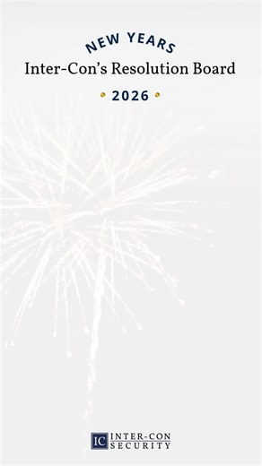 2026 is finally here!🎉🎉 Inter-Con Security’s New Year’s resolutions may be rooted in the same core values that guide us every day, but our vision for the year ahead is bigger and bolder than ever. Built on trusted partnerships, reliable service, and a unified mission, Inter-Con continues to grow at an extraordinary pace. As we step into the new year, we are focused on clear goals, forward-thinking priorities, and a shared commitment to excellence. Together, we are raising the bar and redefinin