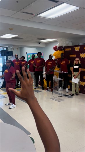 74K views · 1.3K reactions | Pretty cool event - Commanders rookie class and owner Marjorie Harris meeting with Digital Pioneers Academy football team in SE DC. The Pythons went undefeated last year in regular season | JP Finlay | Facebook