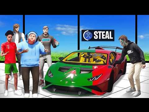 Stealing EVERY YouTuber SUPERCAR in GTA
