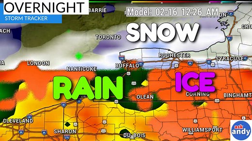 Hour by Hour Weekend Forecast... - This storm will bring several precipitation types to WNY from Saturday AM - Sunday EVE. Detailed Forecast here https://www.facebook.com/share/p/15sHbJg3Uj/ - After the storm passes arctic air will settle in for the entire week ahead. https://www.facebook.com/share/p/18kLqNucwa/ Please consider following this page for updates! | Andy Parker