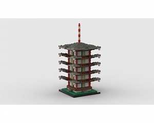 LEGO MOC-45073 Japanese pagoda (Architecture 2020)