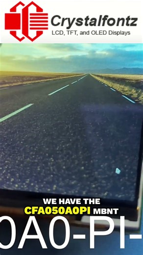 Crystalfontz Displays for Raspberry Pi #shorts