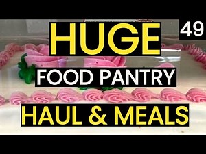 Food Pantry Haul & Food Bank Haul! Frugal Living & Minimalism Vlog -Frugal - Food Pantry Meal - Meal