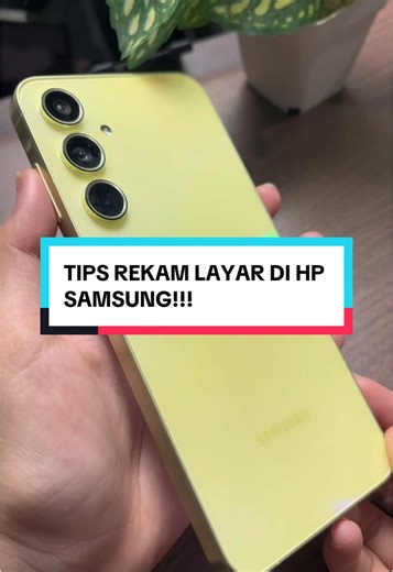 Tutorial Rekam Layar di HP Samsung!!!