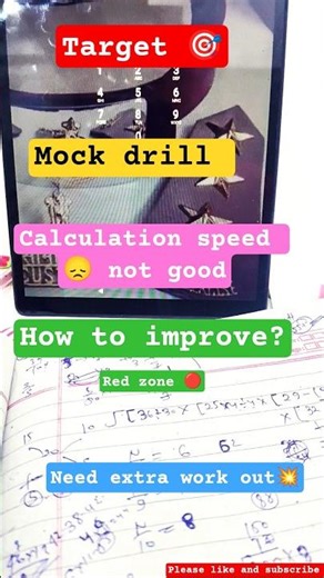 How to improve maths and calculation for comparative exams