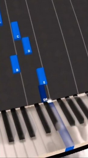 Learning Piano Meta Quest Mixed Reality! 😮🎹 #shorts #VRtuos