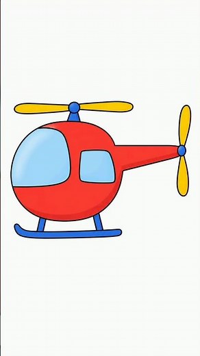 Easy Helicopter Drawing 🚁✏️ | Simple Pencil Sketch Tutorial