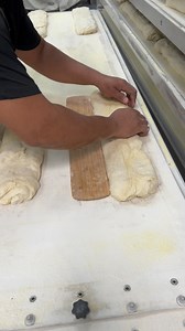 125 reactions · 3 comments | That piece of wood he’s using? That’s to measure and make sure each ciabatta loaf is the right size right before it goes in the oven, guaranteeing a perfect bake. | Cadoro Bakery | Facebook