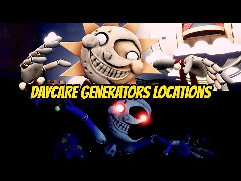 Five Nights At Freddy's: Security Breach - Daycare Generators Locations