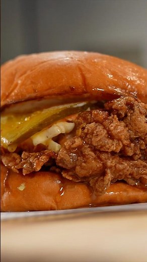 Crispy Hot Honey Chicken Sandwich | Sweet, Spicy, Crispy