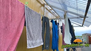 Developed by Tadgh McCarthy, Clothesline Canopy is the newest addition you NEED in your home! www.clotheslinecanopy.com #clotheslinecanopy | Clothesline Canopy