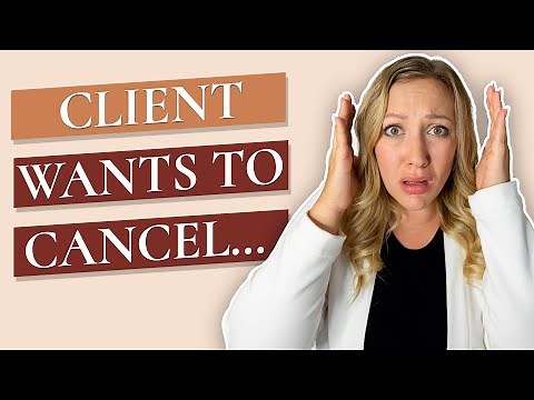 Client CANCELLATIONS- How to Enforce your Cancellation Clause