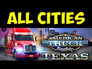 ALL Cities of Texas DLC - Revealed | ATS | List of 29 Cities Found in a Game File | Next ATS Map DLC