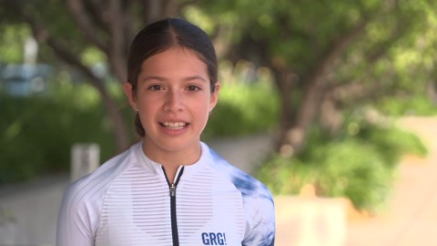 Olympic cyclist teaching youth skills to connect with other athletes