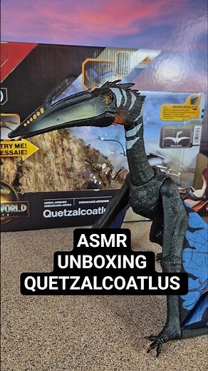 ASMR: Quetzalcoatlus UNBOXING | Jurassic World: Rebirth | Mattel #jurassicworld