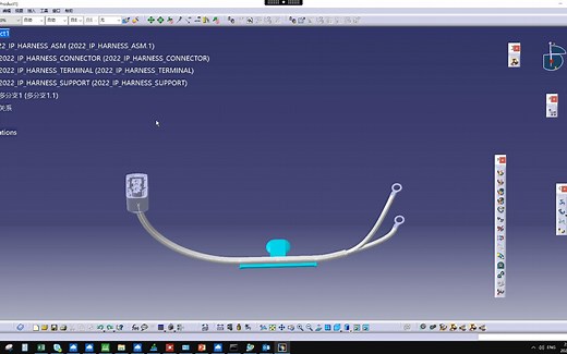 CATIA线束设计_使用线束展平模块导出可导入CHS中的XML格式文件