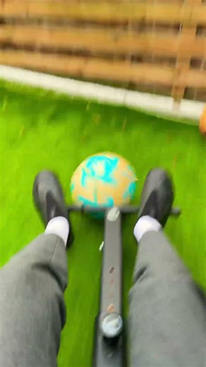 Football with the hoverboard