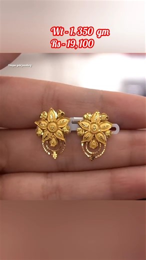 Daily wear gold earring design 🔥🤯#shortsfeed #shorts #viralvideo #ytshorts