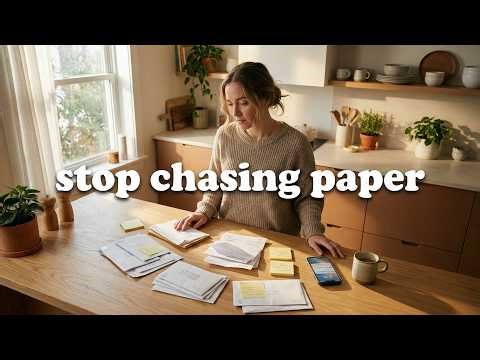 Stop Feeling Overwhelmed: The Best System for Paper Clutter