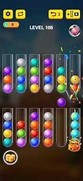 Ball Sort Puzzle 2021 Level 106 Walkthrough Solution iOS/Android