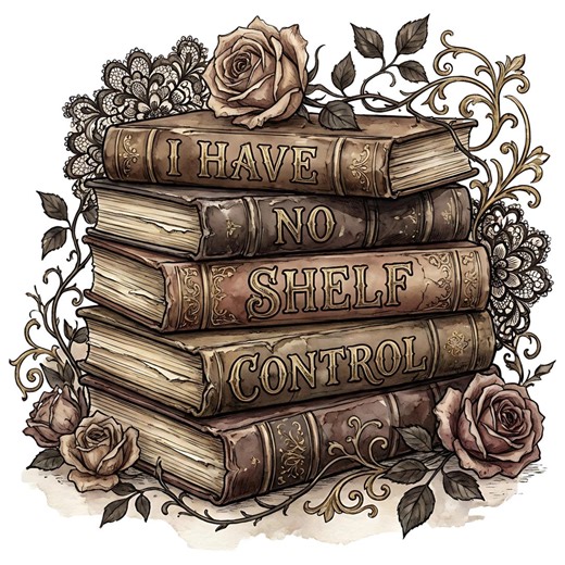 I Have No Shelf Control Book Lovers PNG, Gothic Floral Bookish Bookshelf Sublimation Design for Booktok, Vintage Trendy Digital Download - Etsy