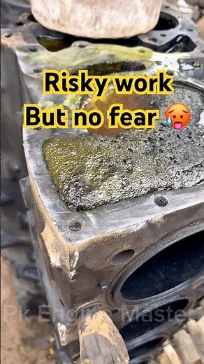 Old Diesel Engine cleaning #shortsfeed #engine #mechanic #world #amazing #viralshorts