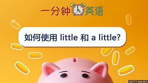 如何使用 little 和 a little？